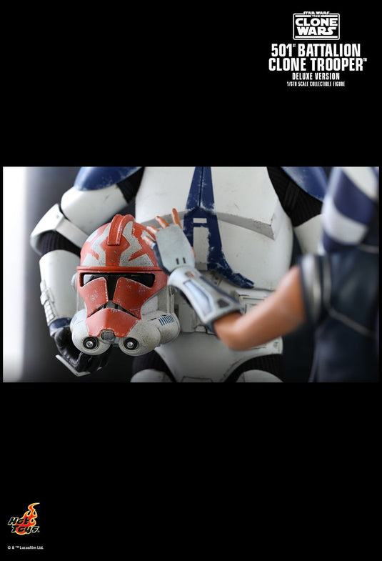 Star Wars - 501st Battalion Clone Trooper Deluxe - MINT IN BOX