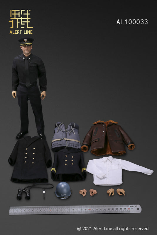 WWII - US Navy Commander - Male Dressed Body w/Black Suit