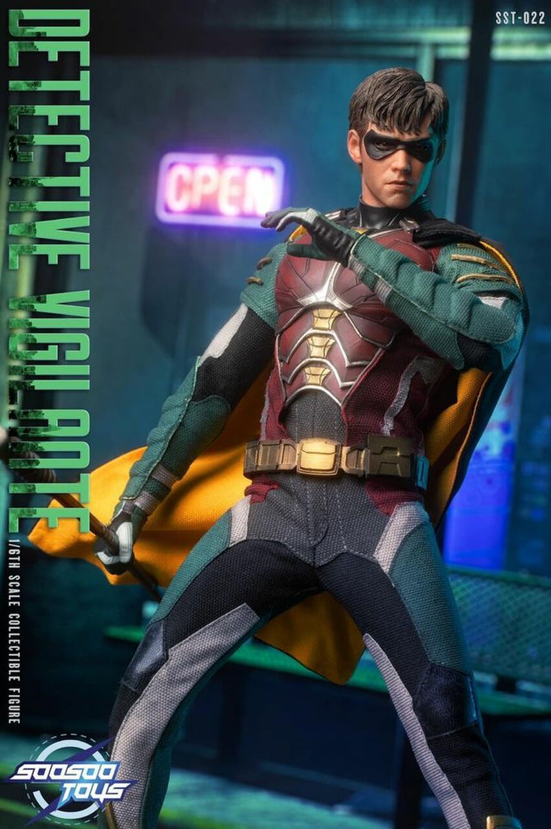 Load image into Gallery viewer, Detective Vigilante - Black, Green &amp; Grey Gloved Hand Set
