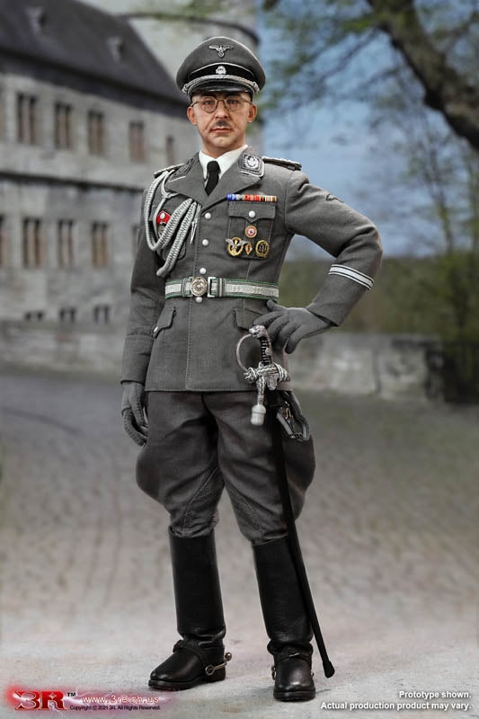 Load image into Gallery viewer, WWII German Heinrich Himmler - Grey Military Uniform Set
