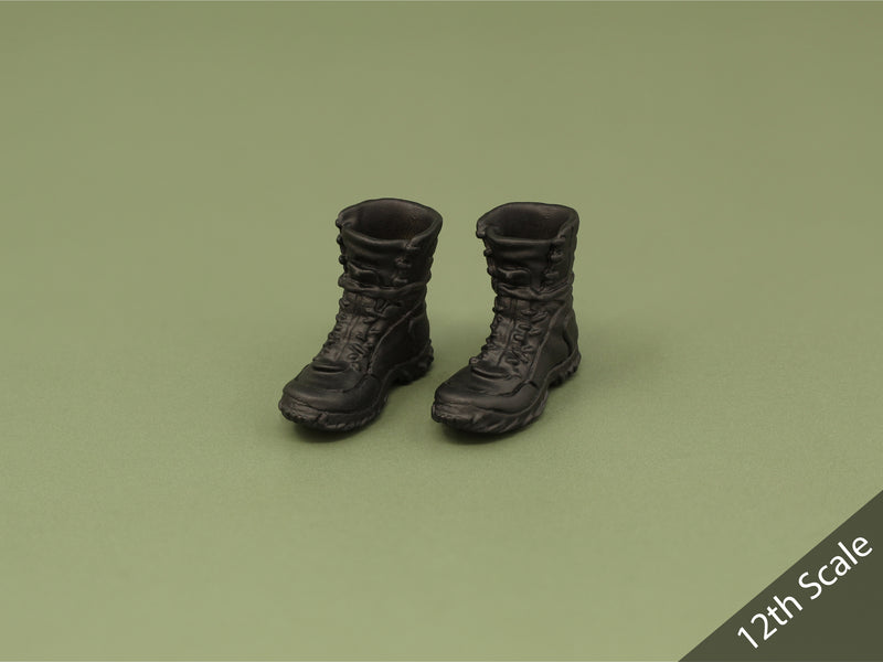 Load image into Gallery viewer, 1/6 or 1/12 - Custom 3D - Rugged Boots (Peg Type)
