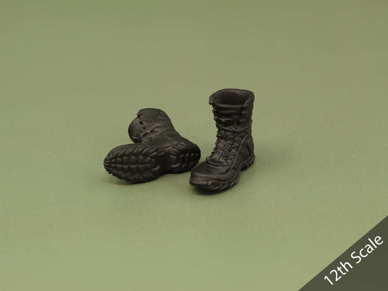 Load image into Gallery viewer, 1/6 or 1/12 - Custom 3D - Rugged Boots (Peg Type)
