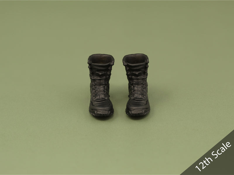 Load image into Gallery viewer, 1/6 or 1/12 - Custom 3D - Rugged Boots (Peg Type)
