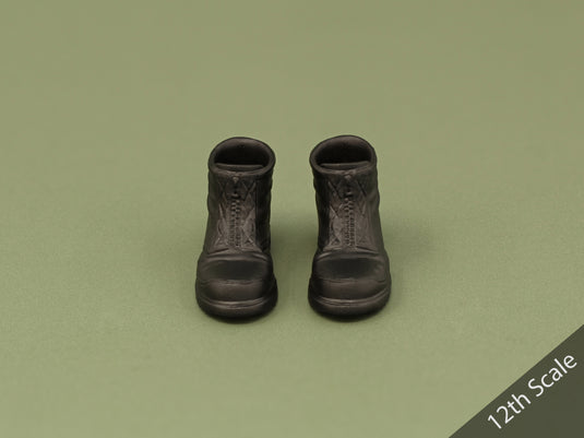 1/6 or 1/12 - Custom 3D - Front Zipper Boots (Peg Type)
