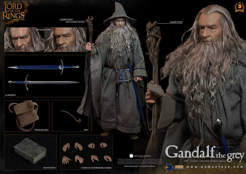 Load image into Gallery viewer, LOTR - Crown Series Gandalf - Grey Wizard Hat
