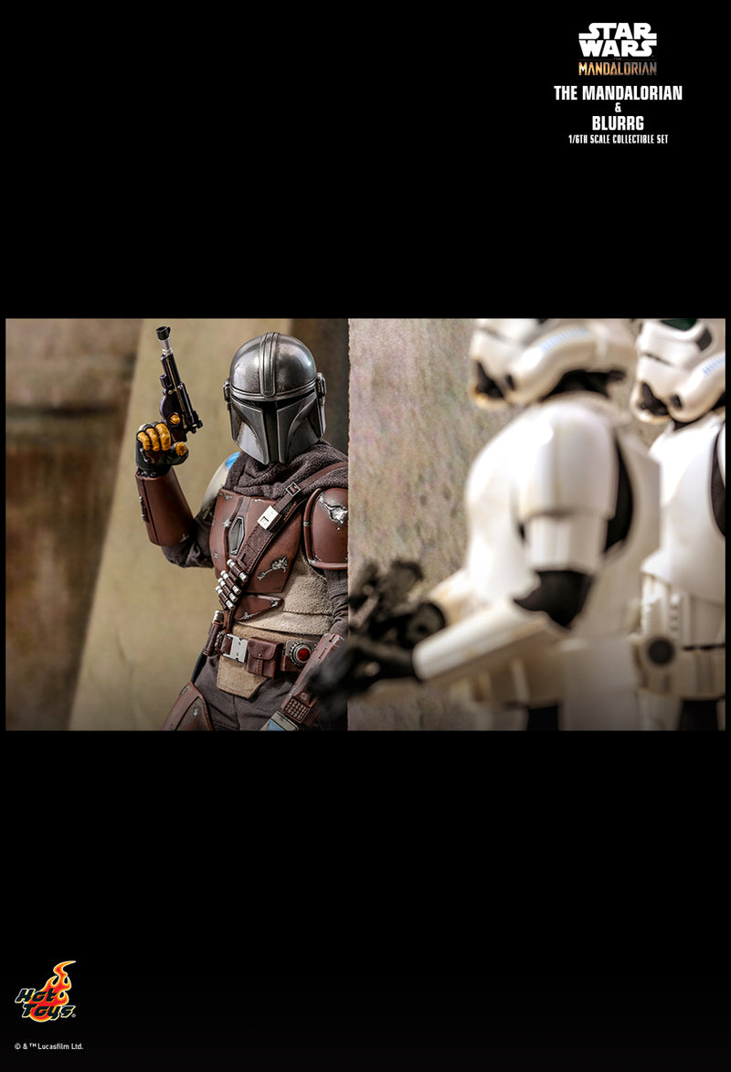 Load image into Gallery viewer, Star Wars - The Mandalorian &amp; Blurrg - MINT IN BOX
