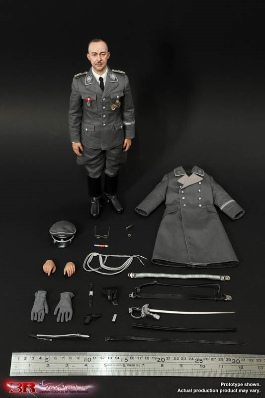 Load image into Gallery viewer, WWII German Heinrich Himmler - White Shirt w/Black Tie
