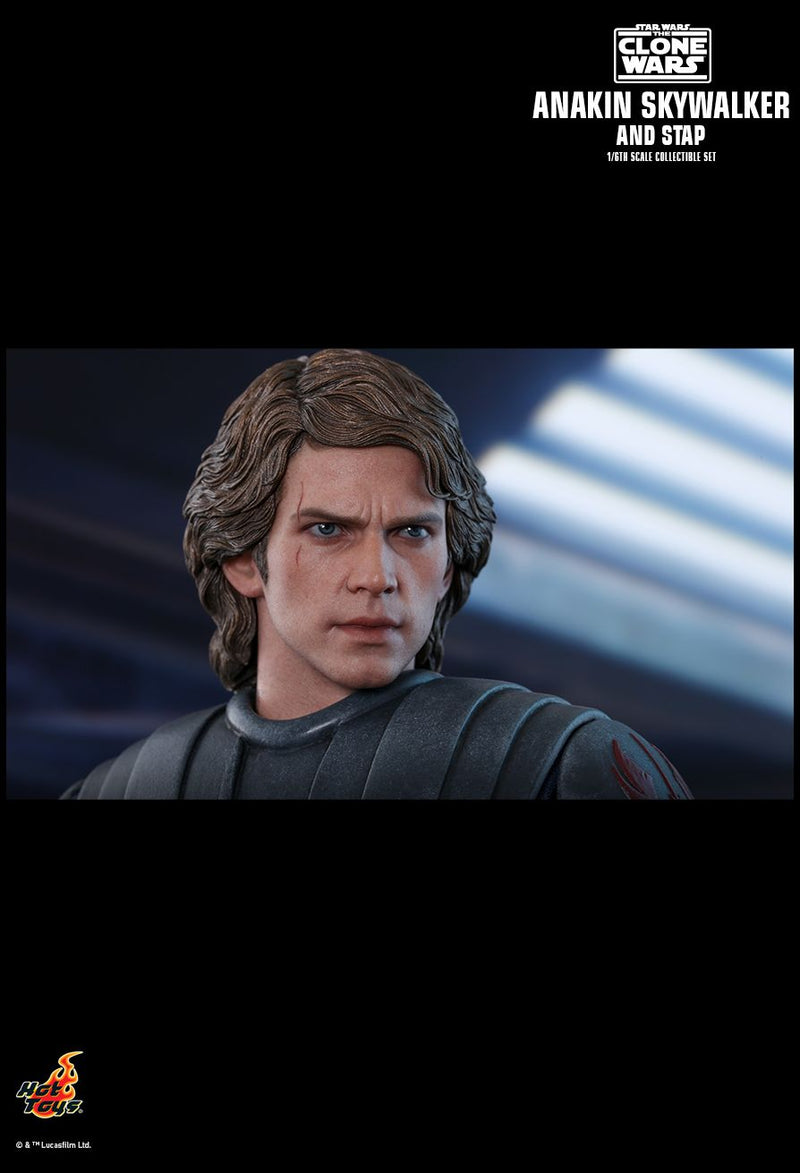 Load image into Gallery viewer, Star Wars: The Clone Wars - Anakin Skywalker &amp; STAP - MINT IN BOX
