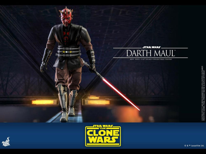 Load image into Gallery viewer, Star Wars Darth Maul - Light Up Red Lightsaber Arm w/Motion Blades
