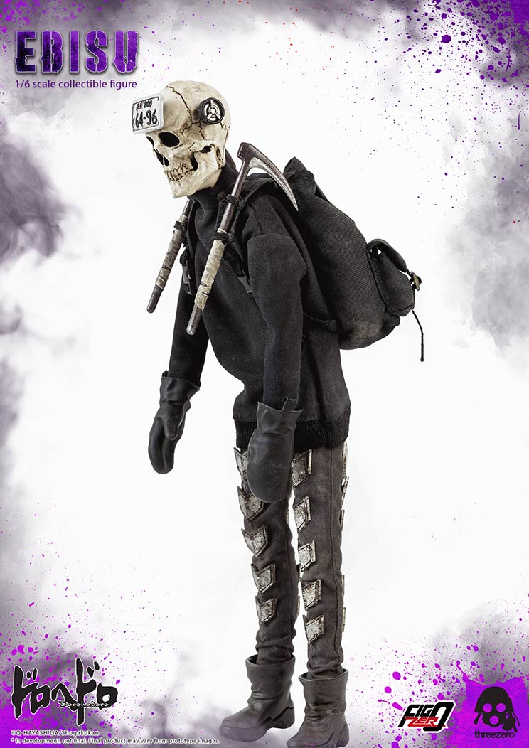 Load image into Gallery viewer, Dorohedoro - Ebisu - Anime Head Sculpt w/Purple Hair
