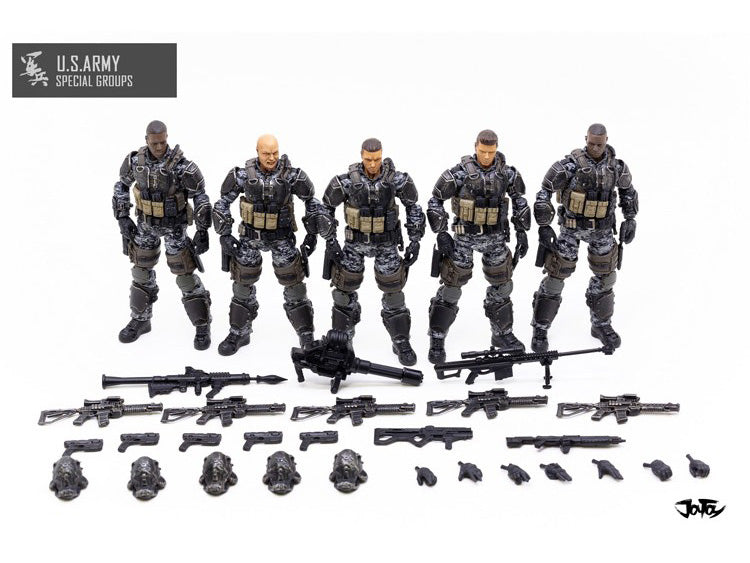 Load image into Gallery viewer, 1/18 - U.S. Armed Forces Special Groups Set - MINT IN BOX
