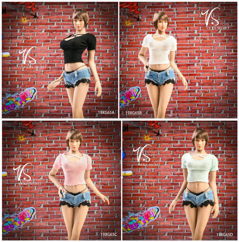 Load image into Gallery viewer, Female Hot Clothes Set A Black - MINT IN BOX
