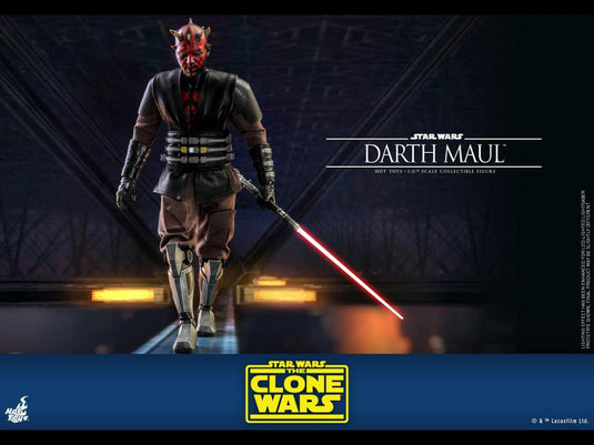 Star Wars Darth Maul - Double Bladed Red Lightsaber (Clone Wars Era)