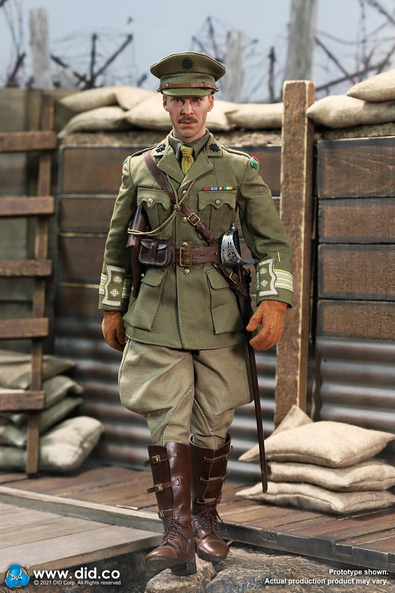 Load image into Gallery viewer, WWI - British Colonel Mackenzie - Green Military Combat Uniform Set
