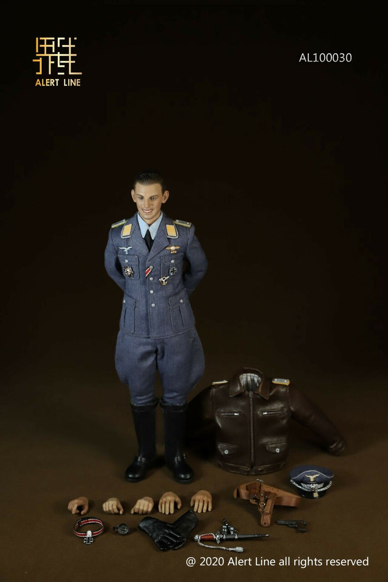 Load image into Gallery viewer, WWII - Luftwaffe Fighter Ace - Male Head Sculpt

