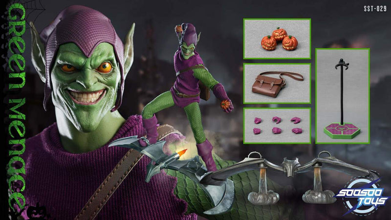 Load image into Gallery viewer, Green Menace - Purple Gauntlets
