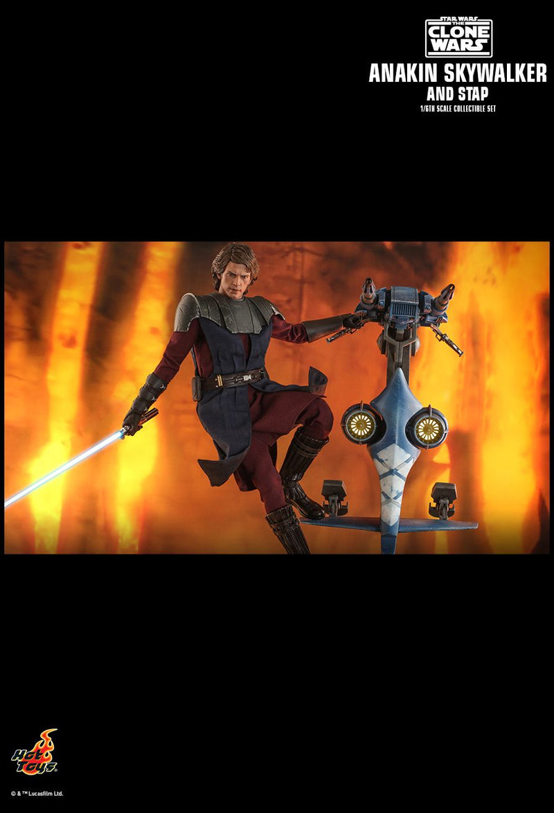 Load image into Gallery viewer, Star Wars: The Clone Wars - Anakin Skywalker &amp; STAP - MINT IN BOX

