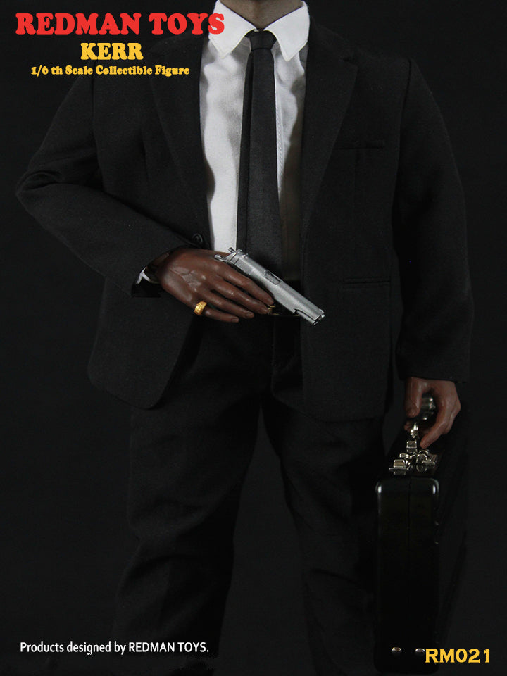 Load image into Gallery viewer, Kerr Samuel L Jackson Pulp Fiction Black &amp; White Suit w/Tie Set
