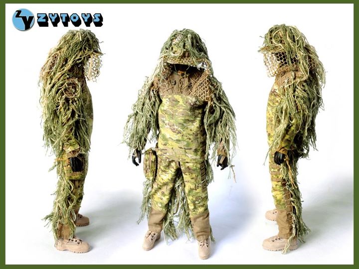 Load image into Gallery viewer, Special Combat Sniper - Ghillie Material &amp; Netting

