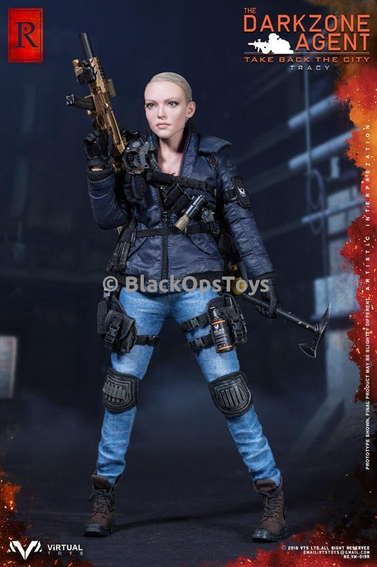 VTS The Division Darkzone Agent Tracy "R" Blue Coat Version Mint in Box