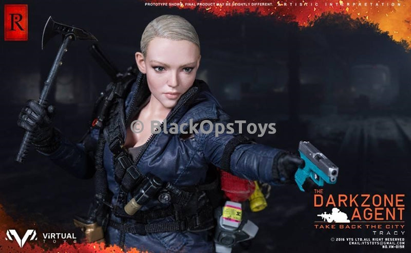 Load image into Gallery viewer, VTS The Division Darkzone Agent Tracy &quot;R&quot; Blue Coat Version Mint in Box
