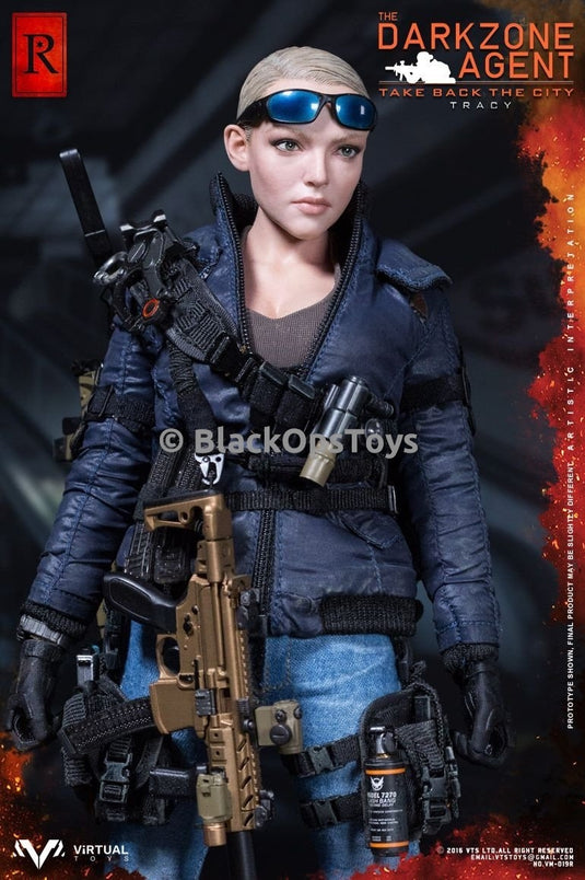 VTS The Division Darkzone Agent Tracy "R" Blue Coat Version Mint in Box