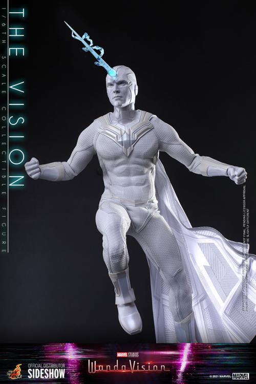 Load image into Gallery viewer, Wandavision - White Vision - White Light Up Head Sculpt w/Beam
