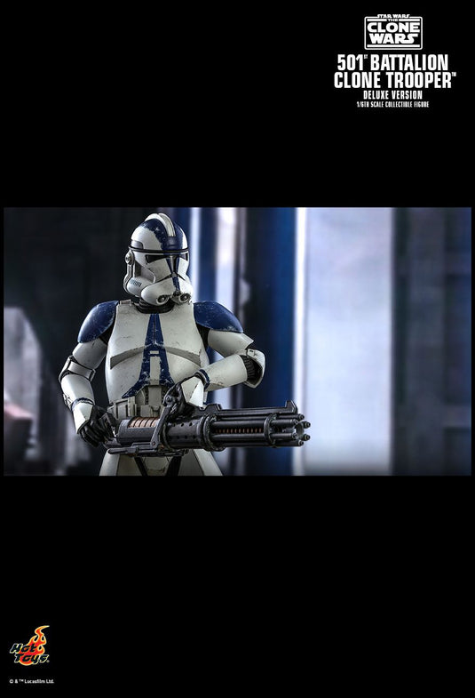 Star Wars - 501st Battalion Clone Trooper Deluxe - MINT IN BOX