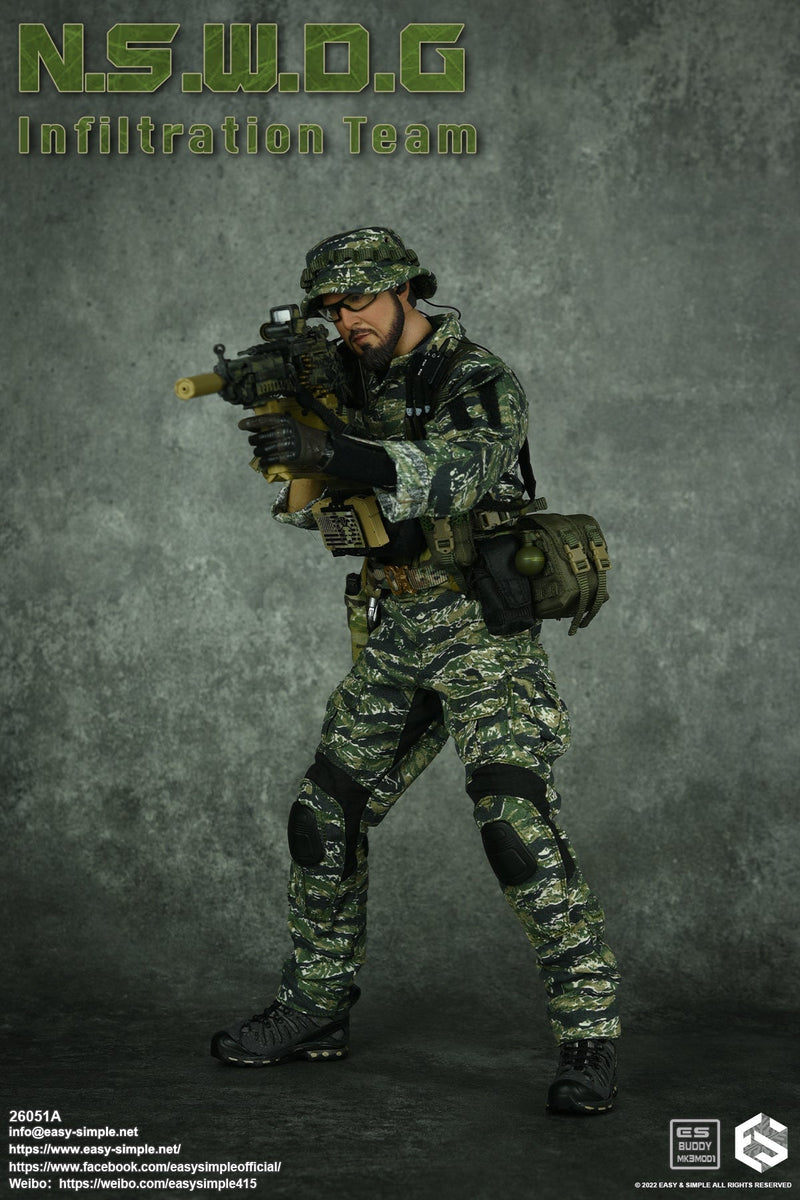 Load image into Gallery viewer, NSWDG Infiltration Team - Tiger Strip Camo Combat Uniform
