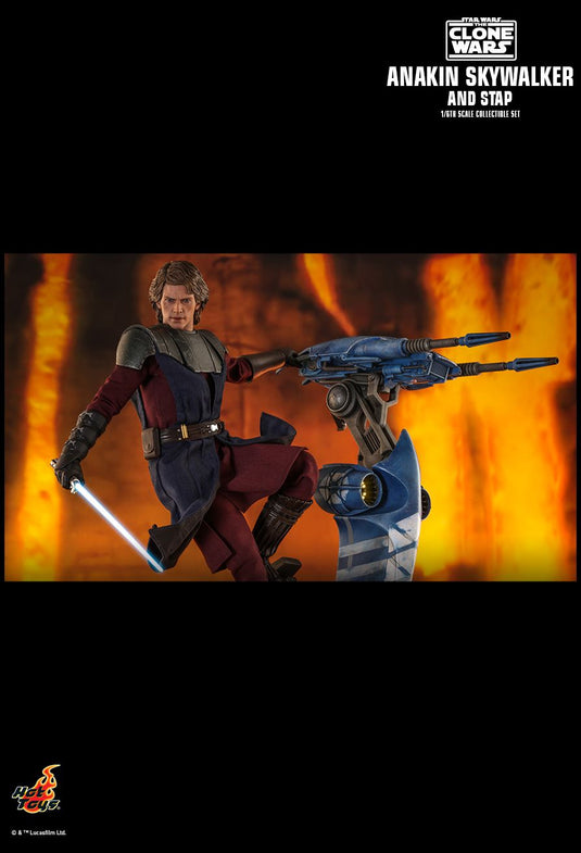 Star Wars: The Clone Wars - Anakin Skywalker & STAP - MINT IN BOX