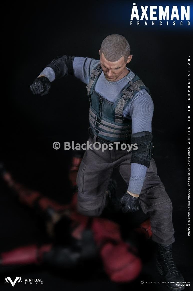 Load image into Gallery viewer, Dam Toys Deadpool Division Bad Guy Axeman Francisco Mint in Box
