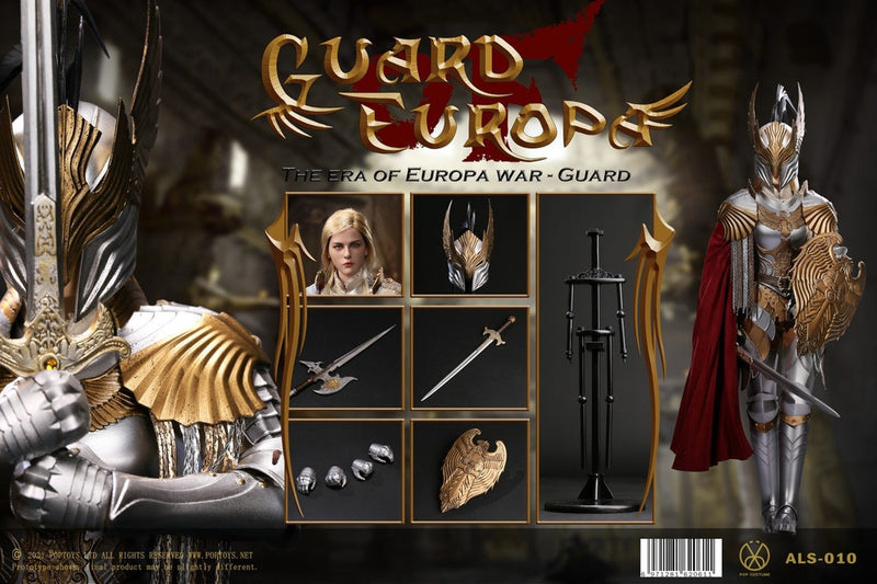 Load image into Gallery viewer, Guard Europa - Metal Female Helmet

