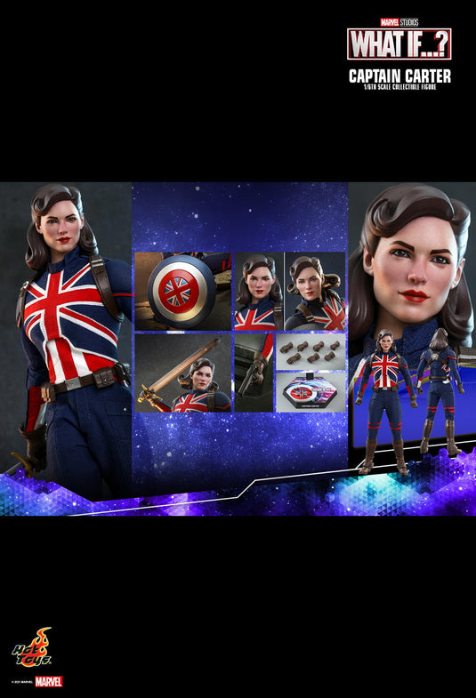 What If? - Captain Carter - Female Body w/Body Suit, Boots, & Stand