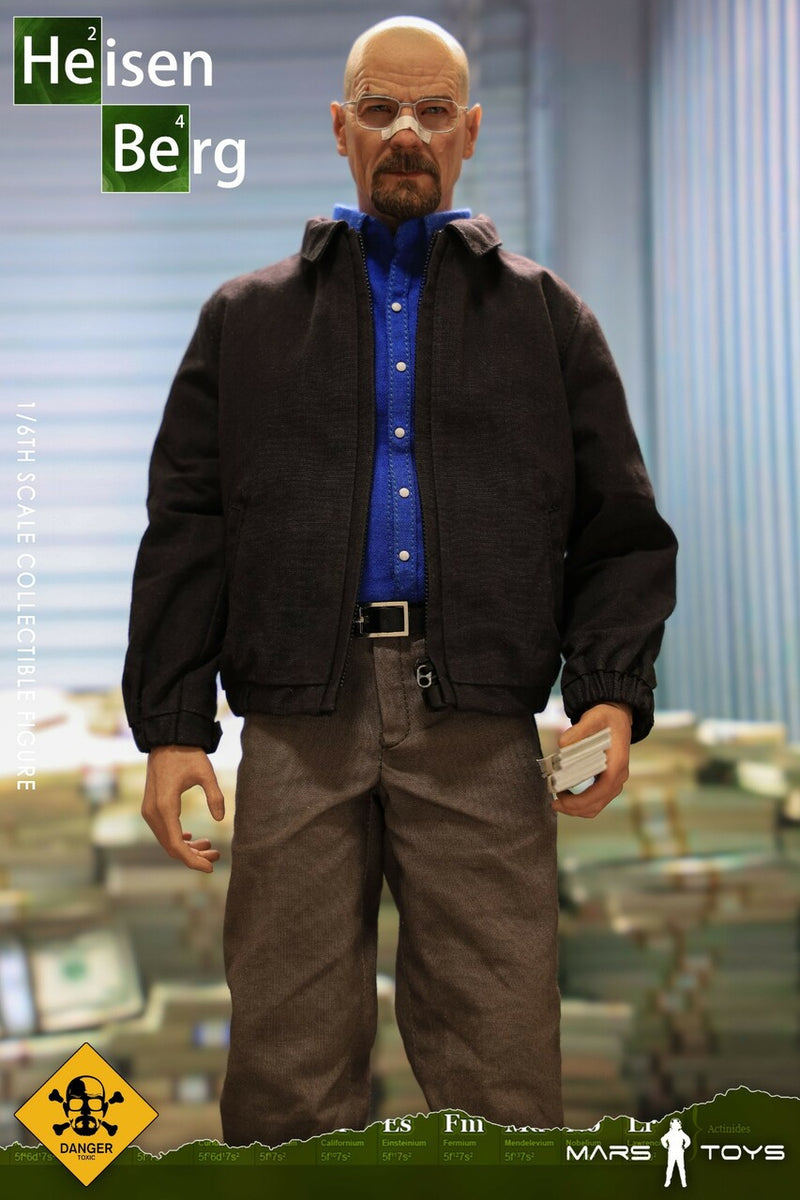 Load image into Gallery viewer, Say My Name - Brown Leather-Like Bag w/Cash &amp; Blue Powder
