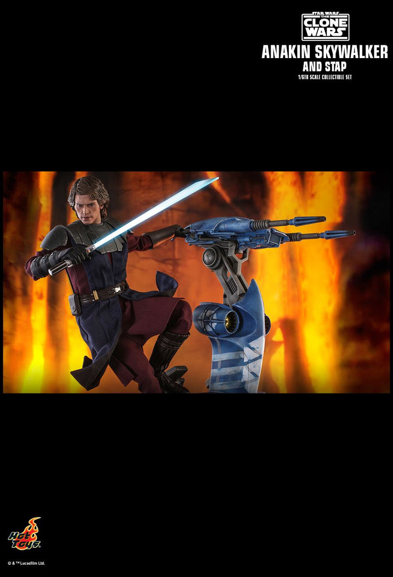 Load image into Gallery viewer, Star Wars: The Clone Wars - Anakin Skywalker &amp; STAP - MINT IN BOX

