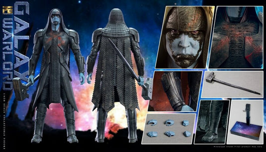 Galaxy Warlord - Blue Alien Head Sculpt w/Helmet