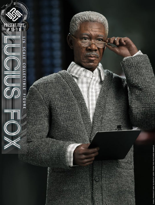 Lucius Fox - Grey Magnetic Sweater