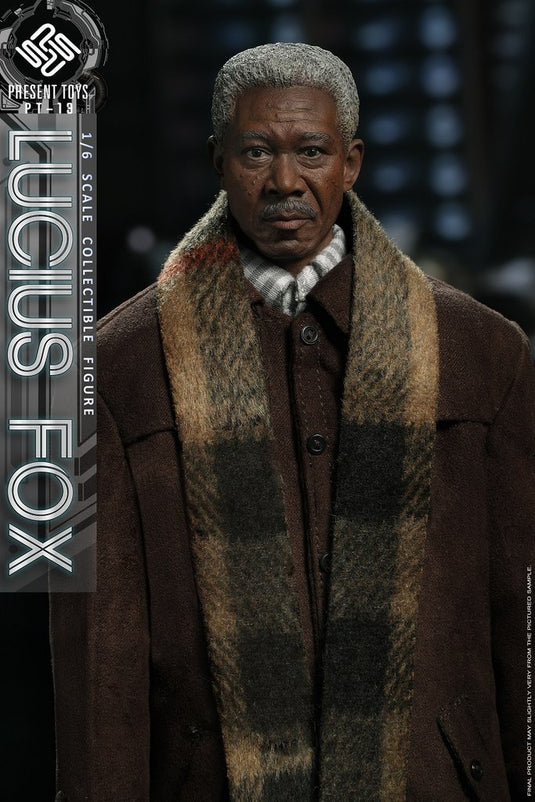 Lucius Fox - African American Male Base Body w/Head Sculpt & Stand