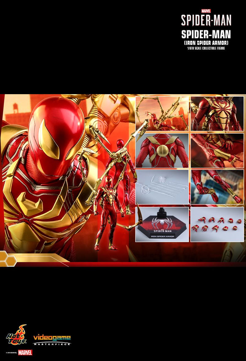 Marvel s Spider Man Articulated Iron Spider Armor Pincers BlackOpsToys