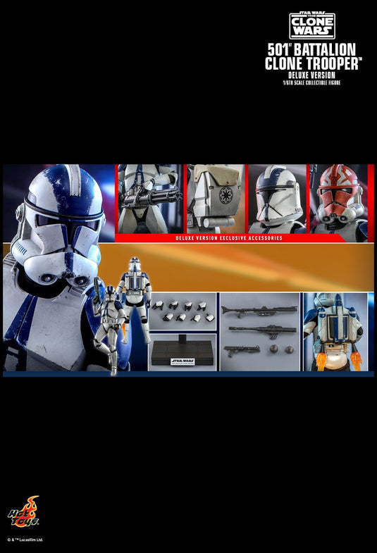 Star Wars 501st Clone Trooper - Base Figure Dynamic Stand