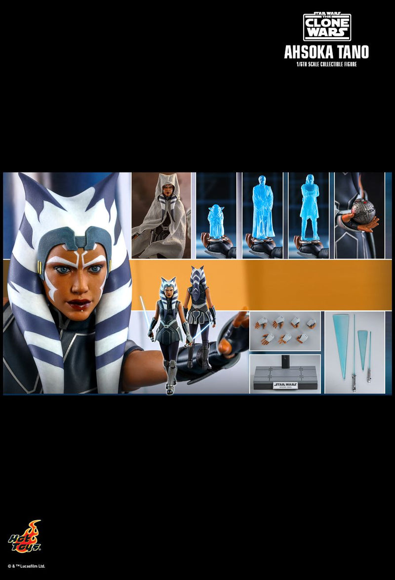 Load image into Gallery viewer, Star Wars Clone Wars Ahsoka Tano - Grey Wired Cloak
