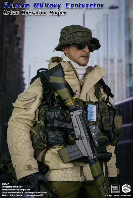 Private Military Contractor - Male Head Sculpt