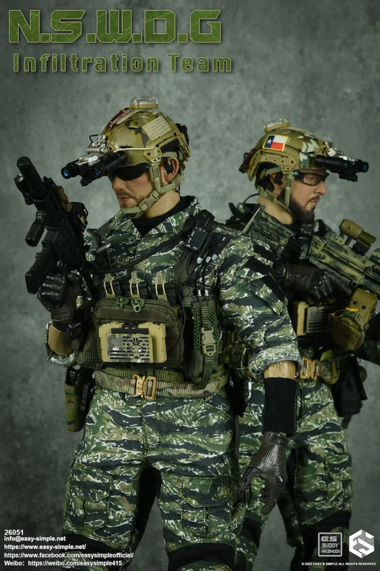 NSWDG Infiltration Team Ver. B - Male Base Body w/Head Sculpt & Hand Set