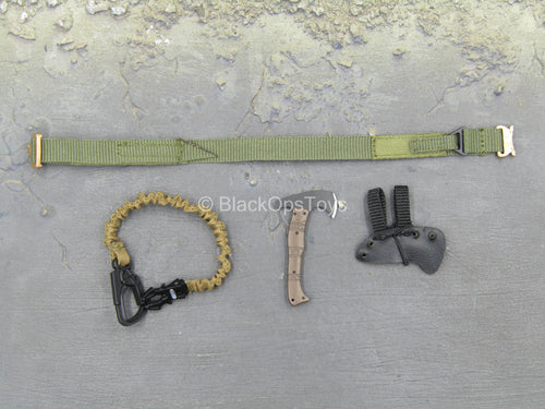 SMU Tier 1 Operator Part XII - Green Belt w/Lanyard & Tomahawk
