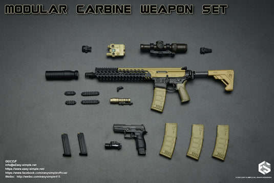 Modular Carbine Weapon Set 6-Pack COMBO - MINT IN BOX