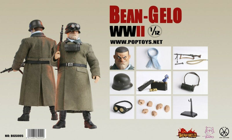 Load image into Gallery viewer, 1/12 - WWII Bean-Gelo - Kahn - Male Base Body w/Padding
