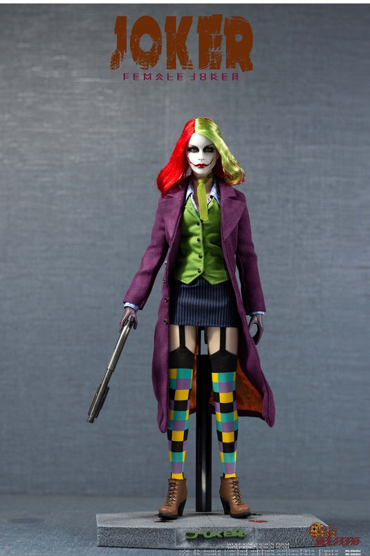 Lady Joker - Female Orange & Purple Coat