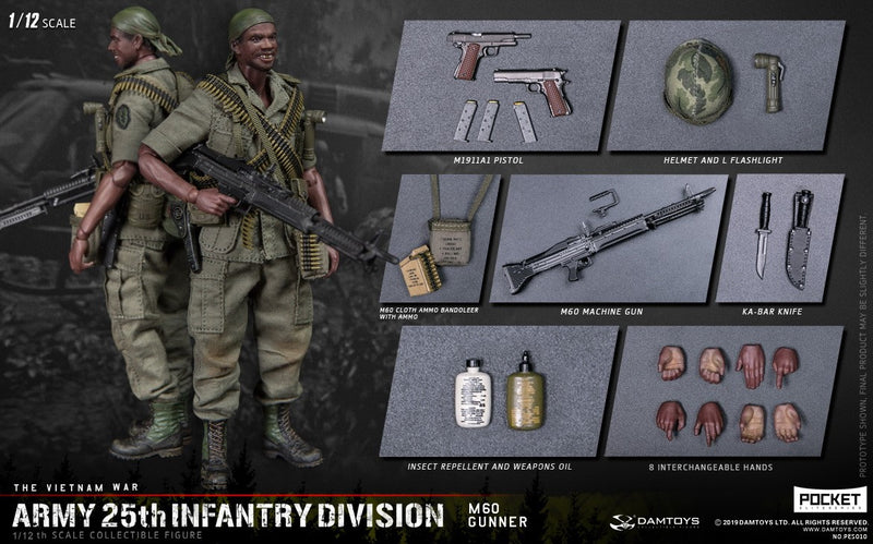 Load image into Gallery viewer, 1/12 - Vietnam - M60 Gunner - Patch
