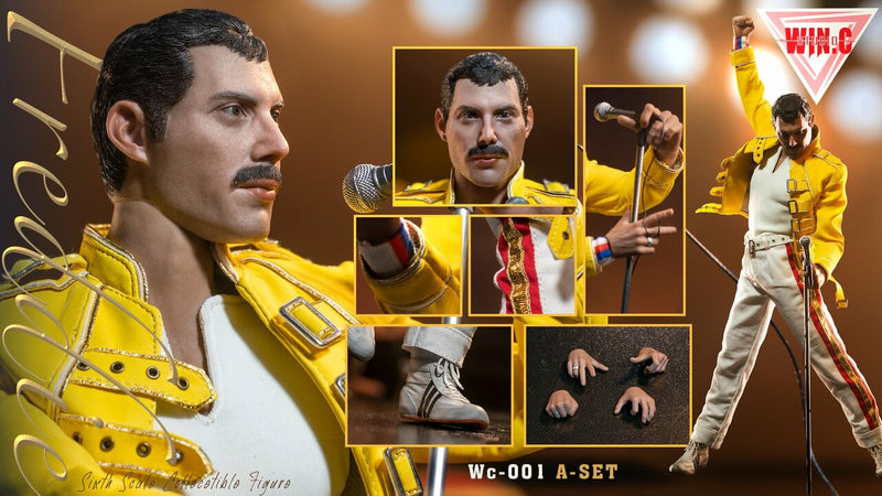 Load image into Gallery viewer, Queen - Freddie Mercury - Male Posed Hand Set
