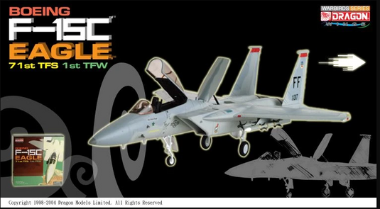 1/72 scale - Diecast Boeing F-15C Eagle Airplane Model - MINT IN BOX